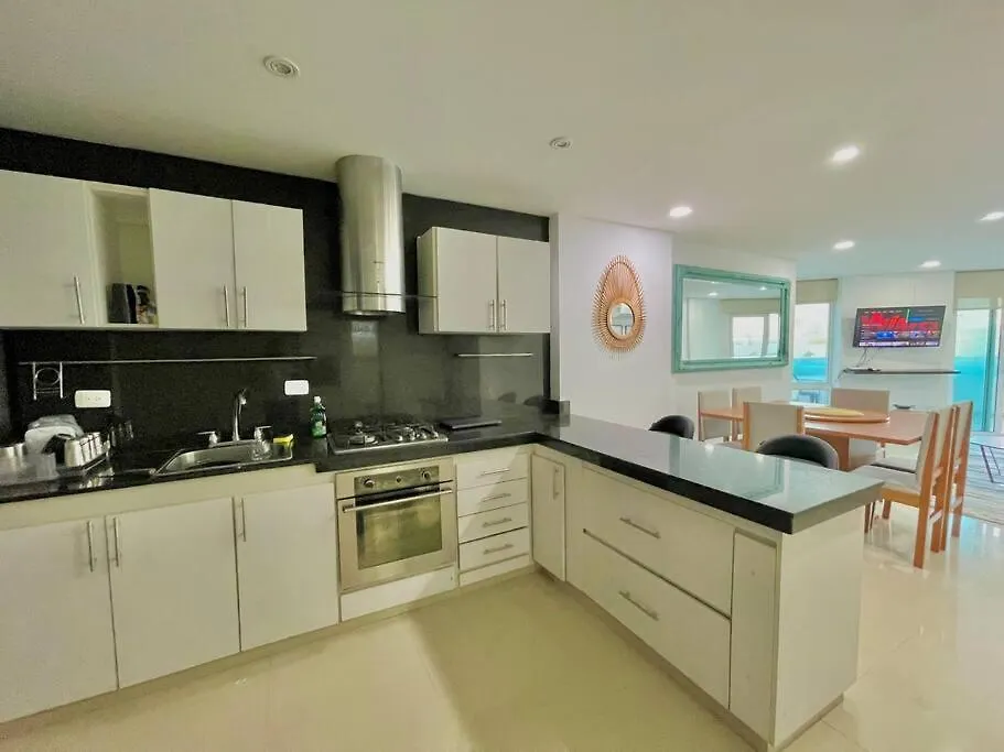 Apartamento Apartamento Con Vista En El Laguito Frente A La Playa Cartagena