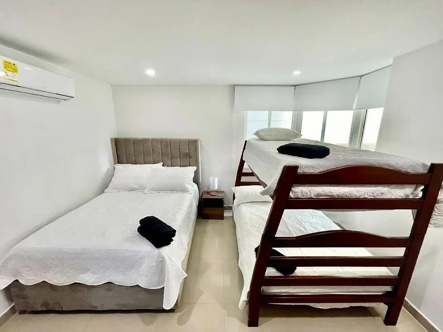 Apartamento Con Vista En El Laguito Frente A La Playa Daire Cartagena 0*,  Kolombiya