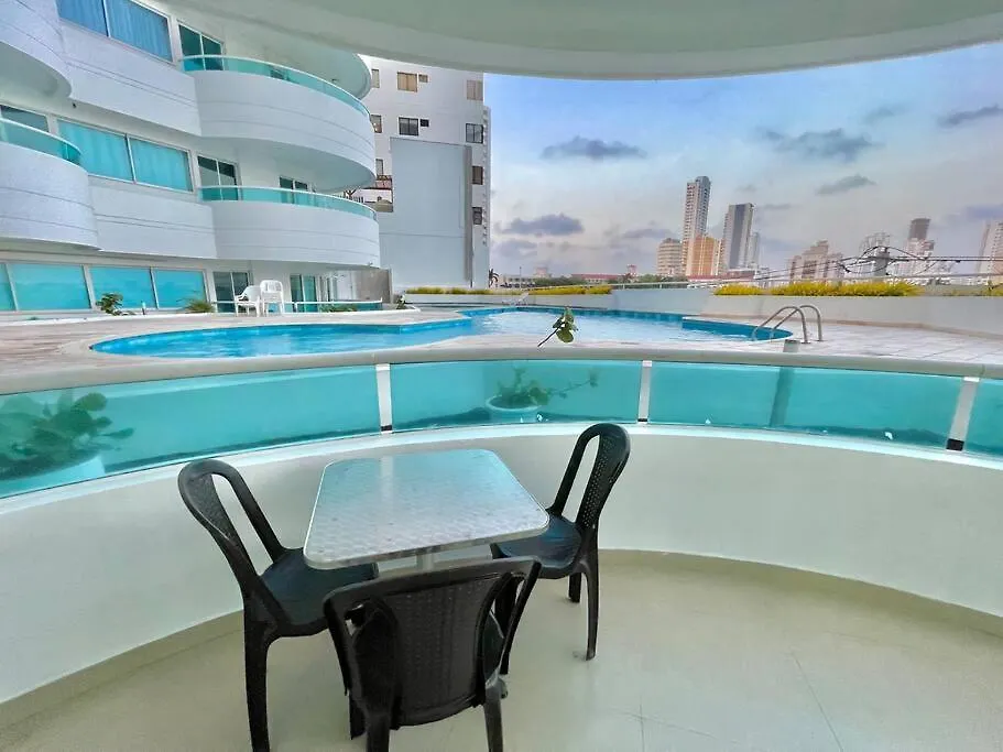 Apartamento Con Vista En El Laguito Frente A La Playa Daire Cartagena